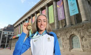 The former High School of Dundee pupil won her first ever Commonwealth gold last night, triumphing in the 10,000m final in Birmingham. Photo by Jeff Holmes/JSHPIX/Shutterstock.