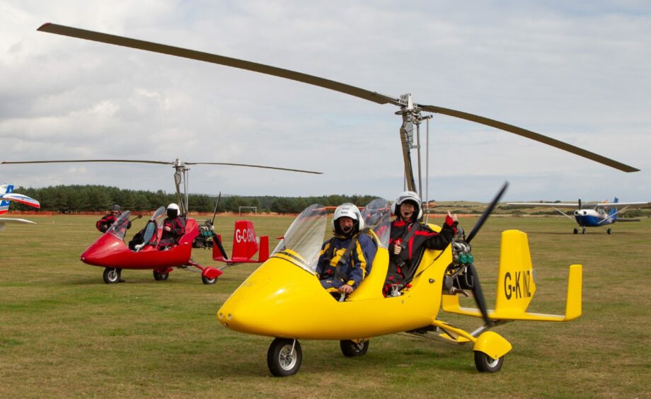 Gyrocopter at Montrose air station open weekend.