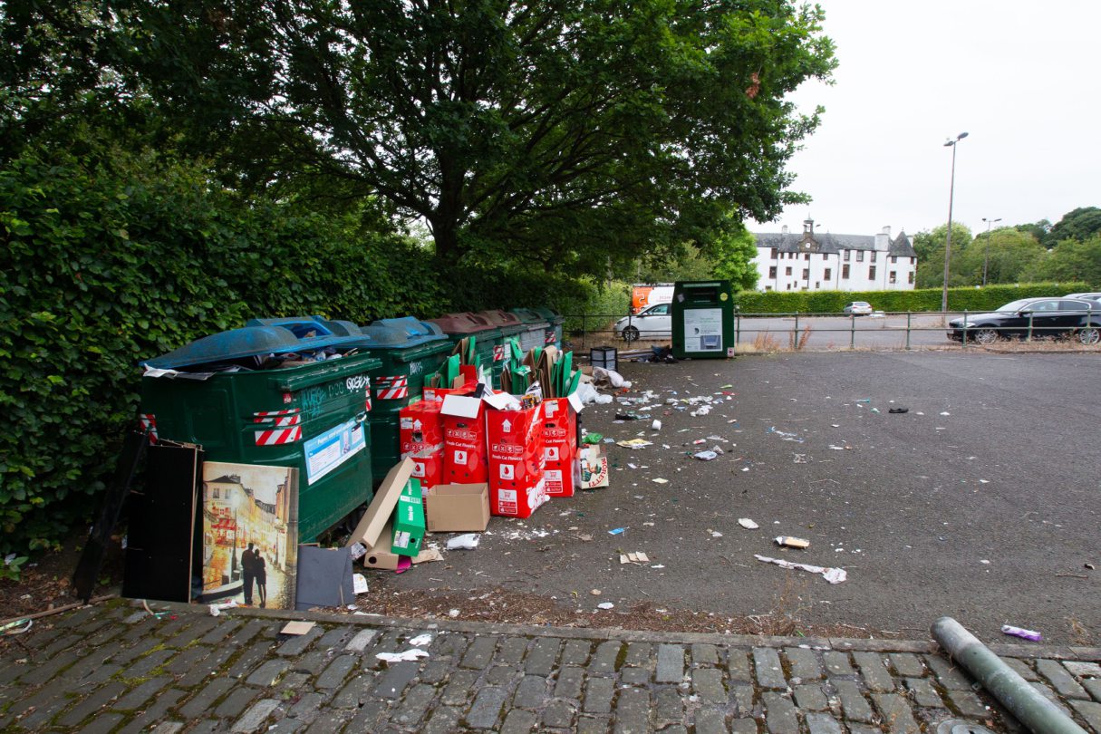 Pictures show impact of bin strikes in Dundee, Perth and Angus
