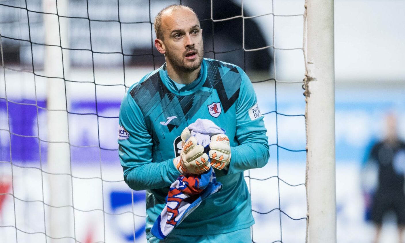 Raith keeper Jamie MacDonald. Image: SNS