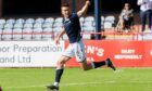 Cammy Kerr has now played 250 times for Dundee. Image: SNS.