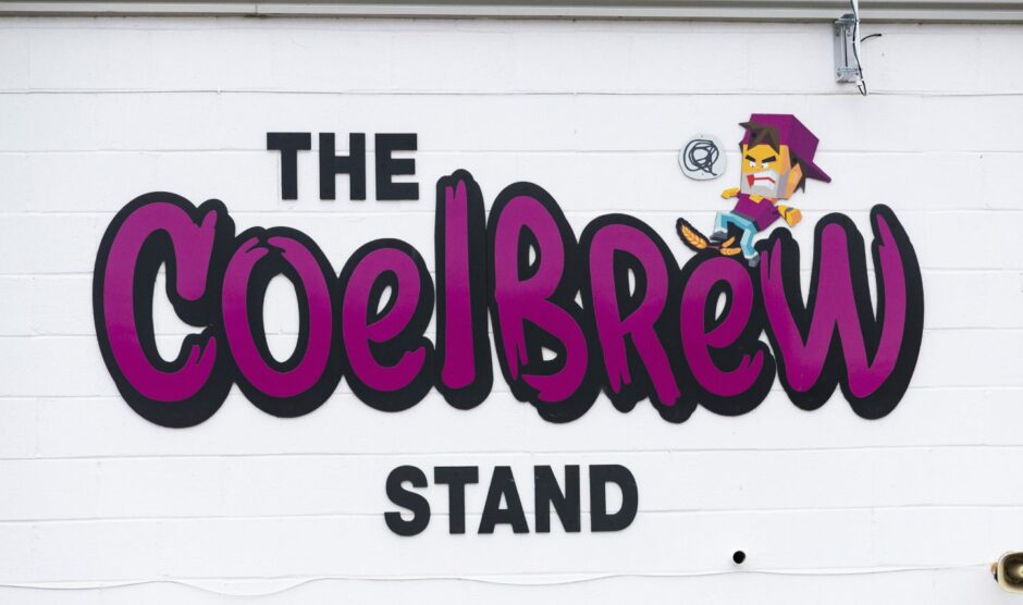 Arbroath's main stand has been renamed the CoelBrew Stand.