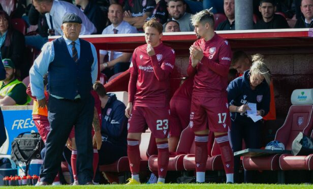 Scott Allan (centre) is introduced midway through the second half.