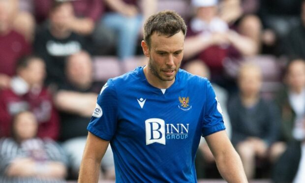 A dejected Andy Considine at full-time.