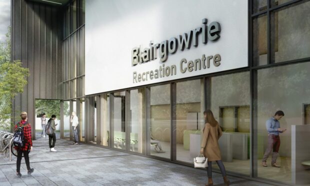 How Blairgowrie Recreation Centre’s entrance would look.