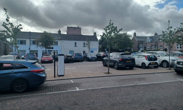 Commercial Street in Alyth.