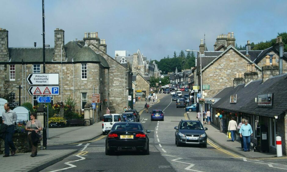 Atholl Road in Pitlochry