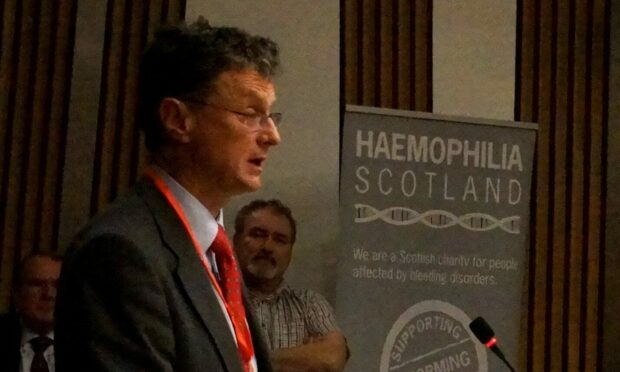 Bill Wright, chair of Haemophilia Scotland