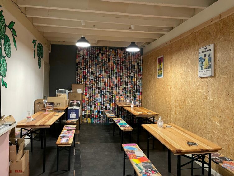 The Craft Beer Bottle Shop in Perth's taproom.