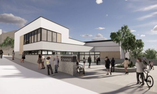 A view of the new facility from East High Street. Image: Fergus Purdie Architect.