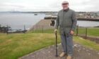 David Stewart in Broughty Ferry for his 90th birthday.