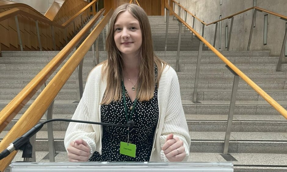 Ellie Craig, 18, a Member of the Scottish Youth Parliament