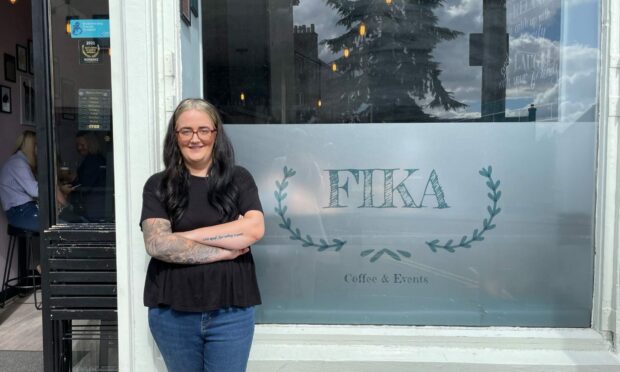 FIKA owner Albany Keith has been running the Perth Road coffee shop for four months. Image: DC Thomson.
