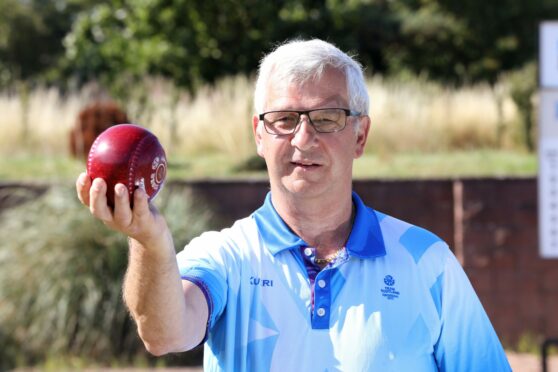 Bob Christie coached Team Scotland's paralympic bowlers to Birmingham 2022 success. Image: Gareth Jennings/DC Thomson