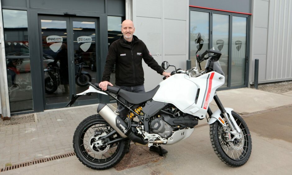 Andrew Duthie, general manager of the new Ducati Dundee store.