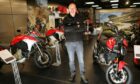General manager Andrew Duthie inside the new Ducati Dundee store.