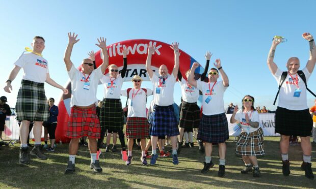 More than 2,000 fundraisers laced up their walking boots today for an extra special Dundee Kiltwalk. Gareth Jennings/DCT Media