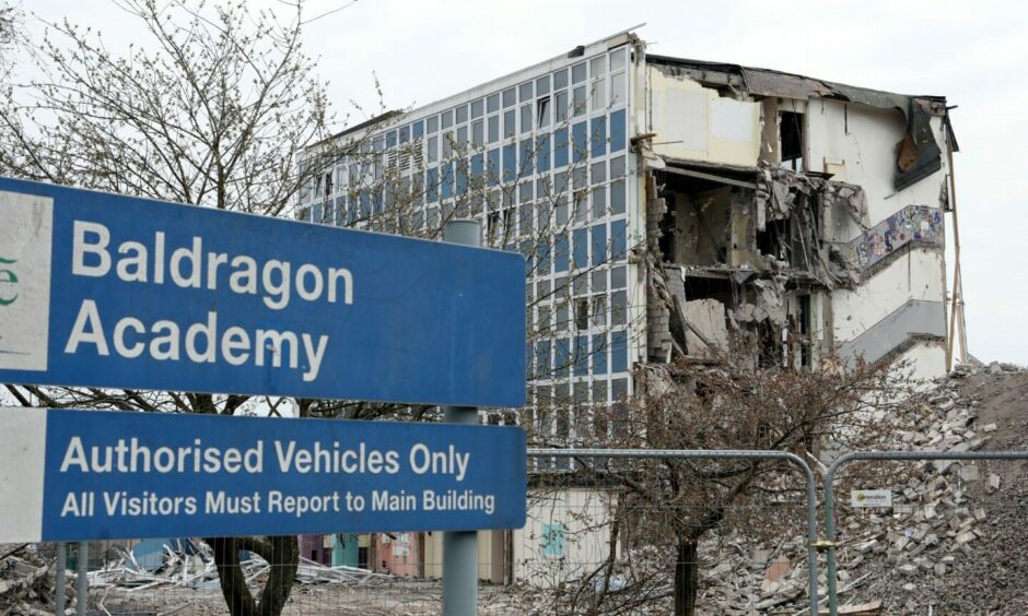 The old Baldragon Academy was demolished.