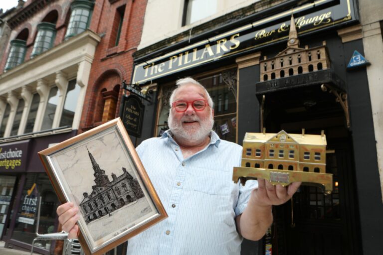 Thief returns stolen brass model to Dundee pub The Pillars