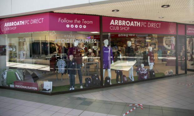 Arbroath FC makes new signing – for town centre shop premises