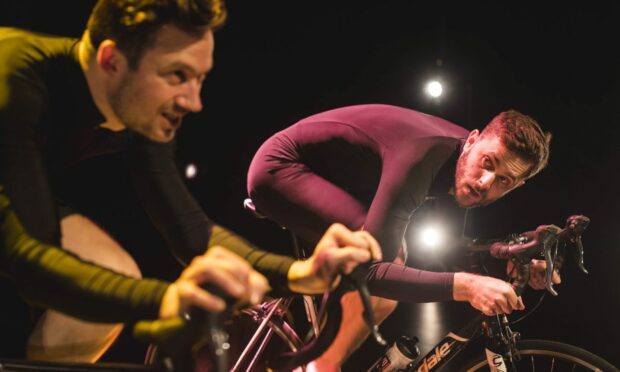 Alexander Gatehouse and Matthew Seager in Ventoux.