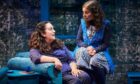 Lanna Joffrey as Fatemeh and Nalan Burgess as Shirin in Sister Radio at Pitlochry Festival Theatre's new Studio.