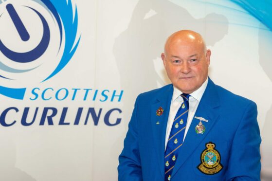 Mike Ferguson of Forfar Indoor Sports has been appointed RCCC President. Pic: Tom Brydone.