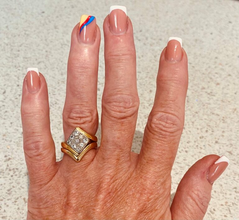 BIAB Did builder In A Bottle Extensions At Dundee Salon Transform Bitten Nails 