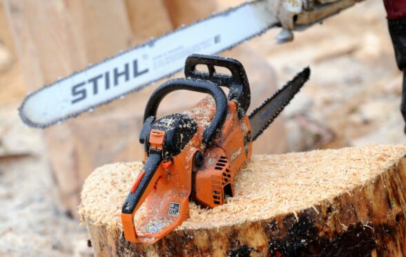 Dunn stole two chainsaws from a house in Braco. Library image.
