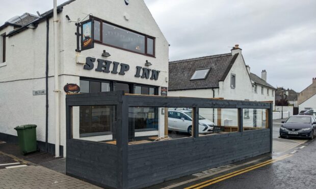 The Ship Inn has been told to remove an outside structure.