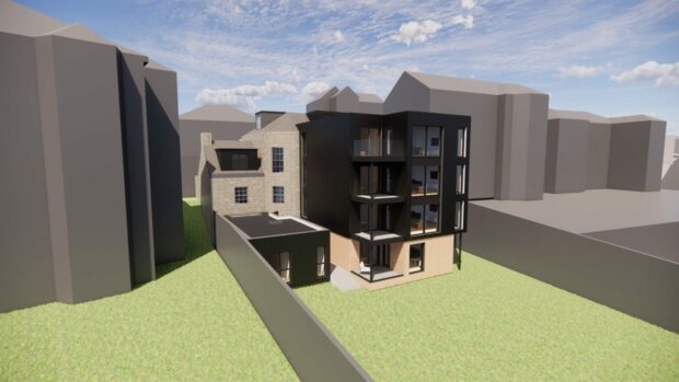 How the new flats could look from the rear.