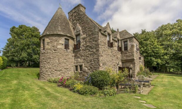 Powrie Castle, near Dundee.