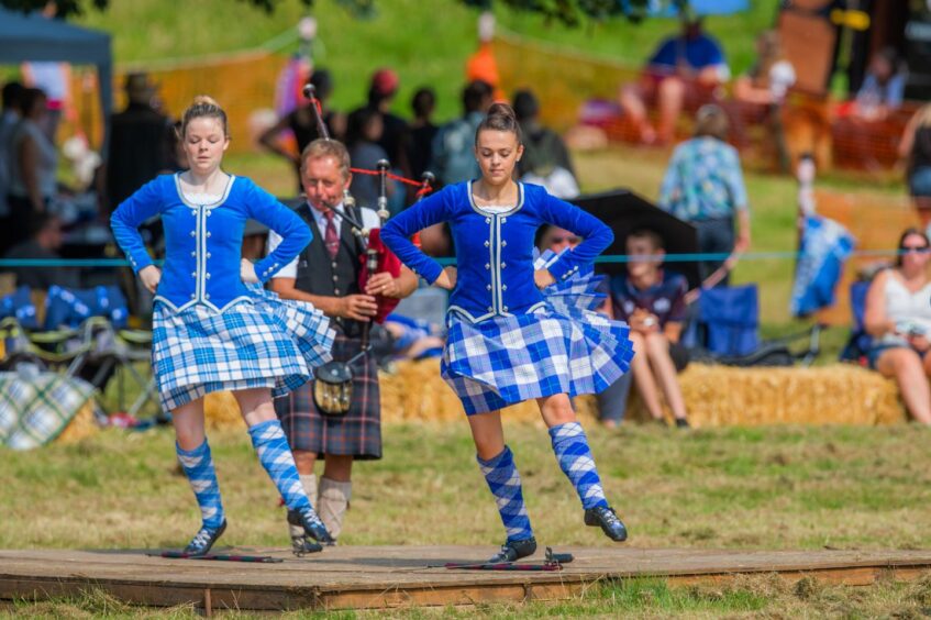Highland dancing at Cortachy Games.