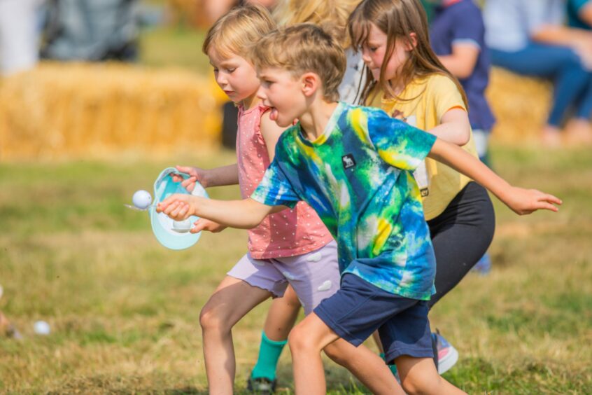 Cortachy egg and spoon race