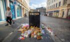 Bins have been overflowing for days on Reform Street in Dundee.
