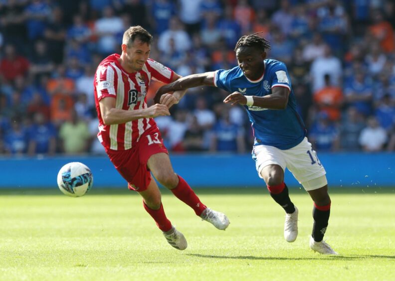 The defeat to Rangers at Ibrox was the only game that has got away from St Johnstone. Image: PA.