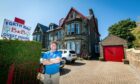 Forth Bay Guest House owner Ant Foulds outside the property, which is for sale.