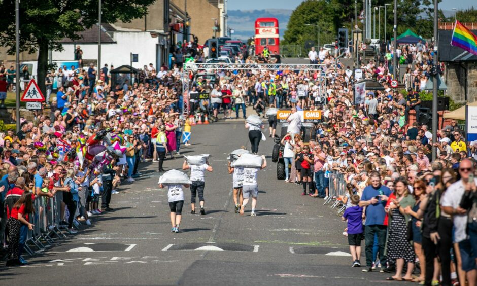 The popular Kelty coal race attracted 5,000 spectators last year.