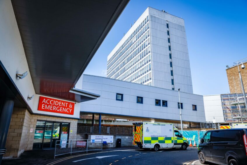 Victoria Hospital A&E in Kirkcaldy, Fife.