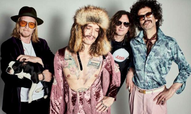 Glam metal legends The Darkness headline at Vibration Festival on Sunday.