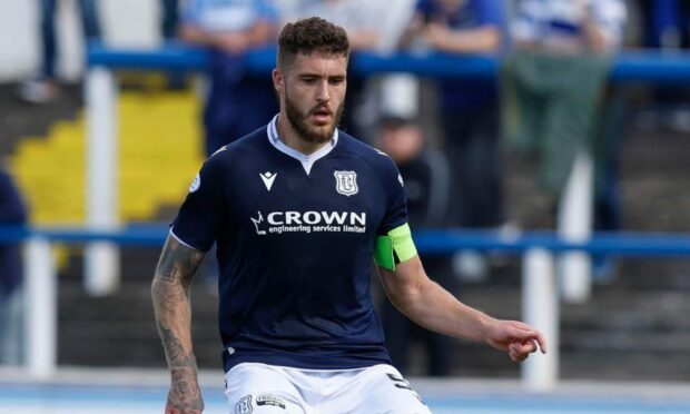 Dundee captain Ryan Sweeney.