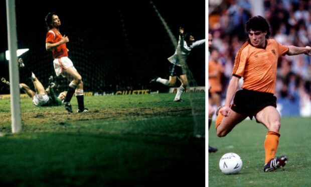 Stuart Beedie set-up Paul Sturrock for an iconic Dundee United goal at Old Trafford.