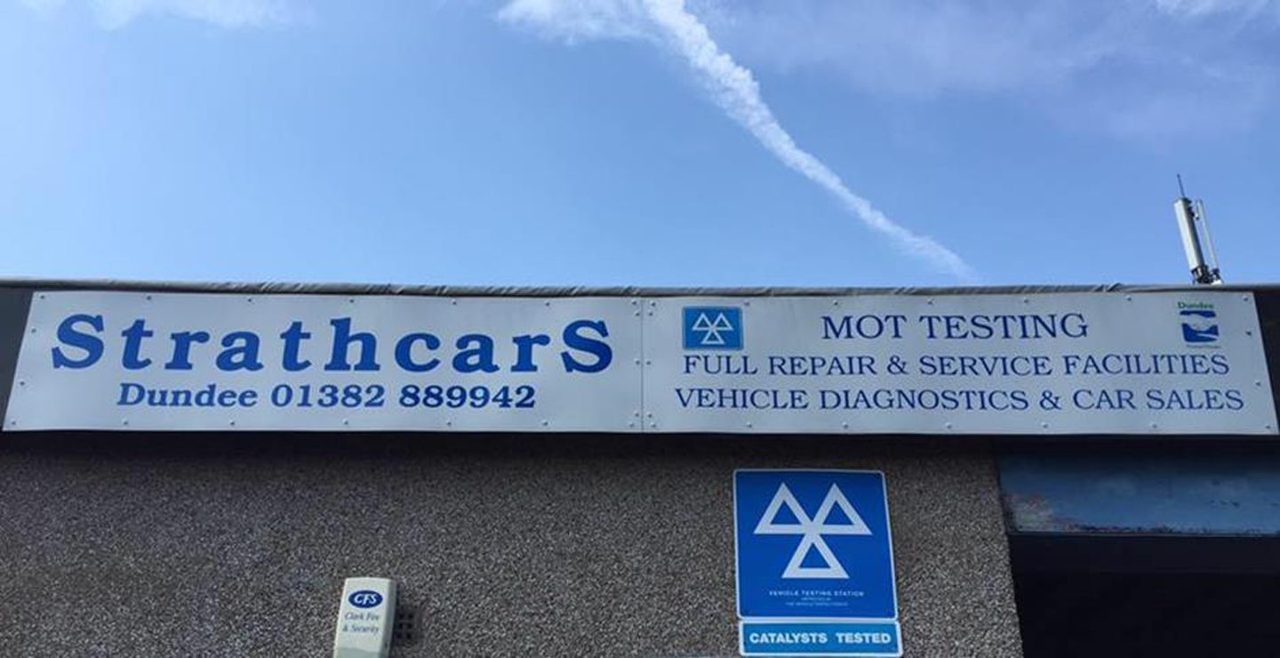 Strathcars garage in Dundee