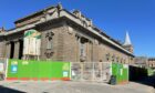 Works ongoing at Perth City Hall in 2022