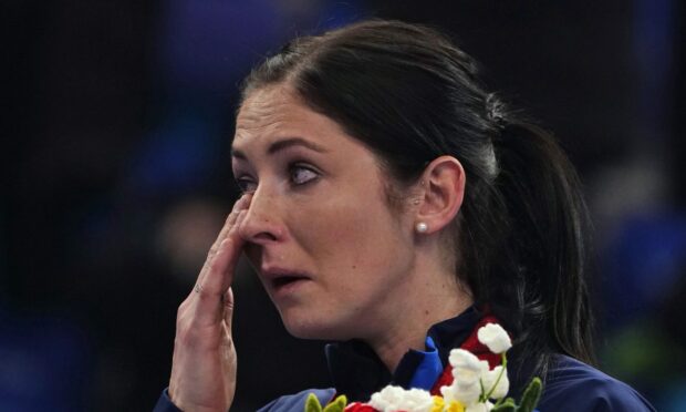 Eve Muirhead shed tears of joy when she won her Olympic gold.