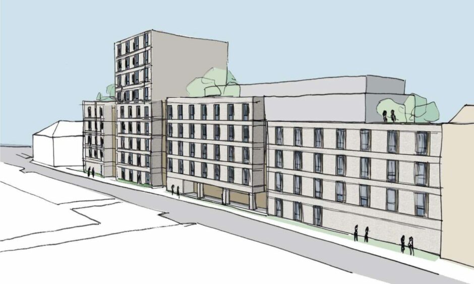 How the student flats could look. 