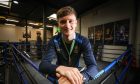 Sam Hickey at Skyaxe Gym in Dundee in August 2022. Image: Mhairi Edwards/DC Thomson