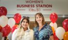 Aspiring Women project manager Fatima Ramzan and Women's Business Station founder and chief executive Angie De Vos.