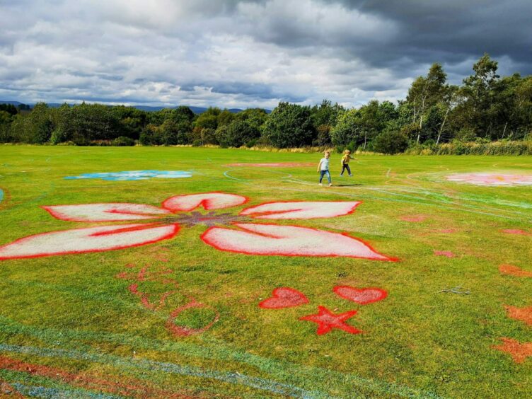 Kirriemuir Signs of Change public art mural