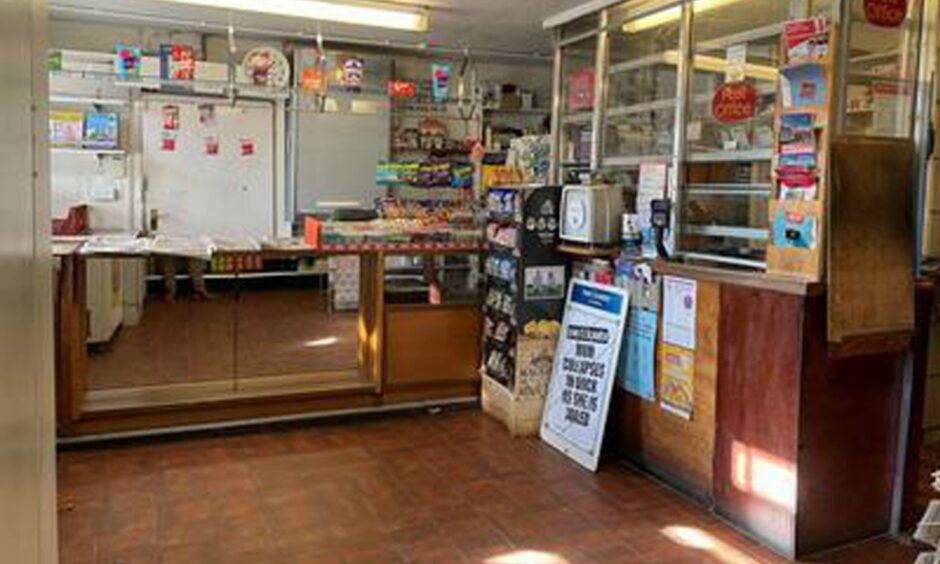 The Errol Post Office counter.